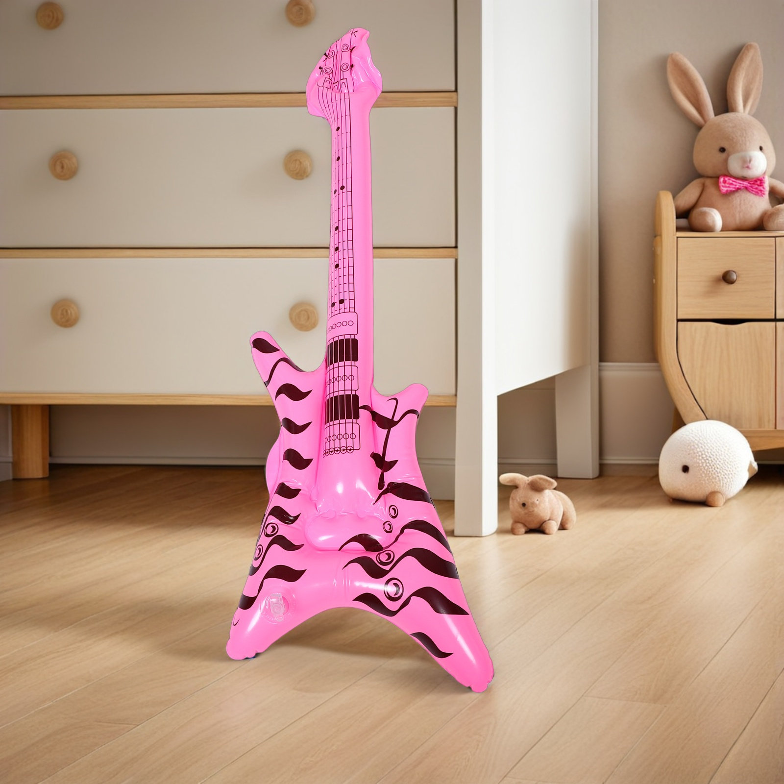 Musical Instrument You Blow Into - Inflatable Rock and Roll Guitar Prop