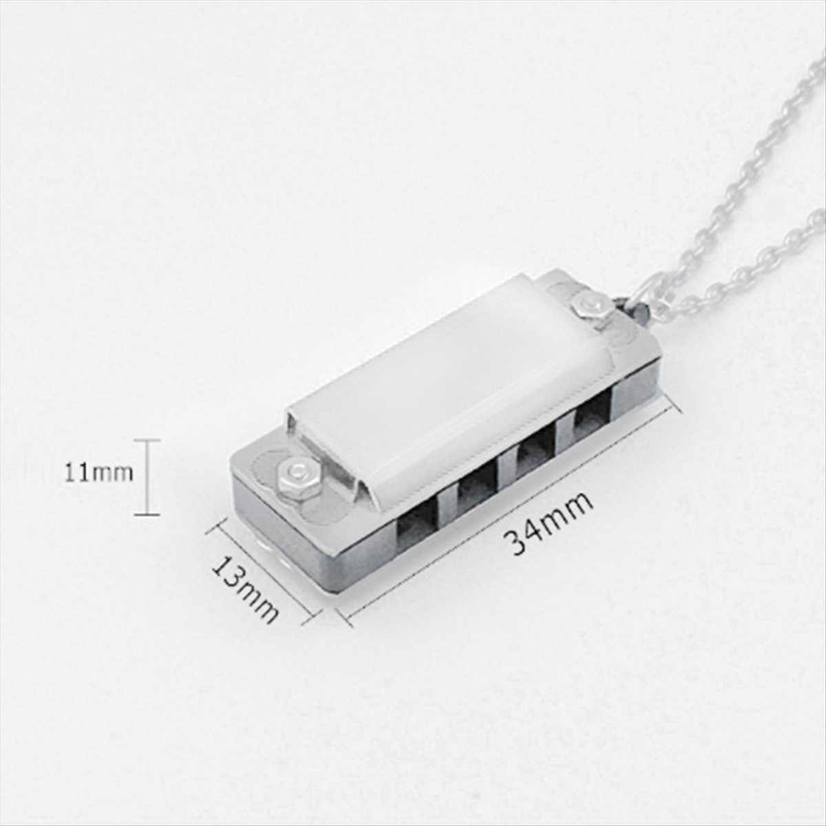 Musical Instrument Types - ABXY Mini Harmonica Necklace 4 Hole