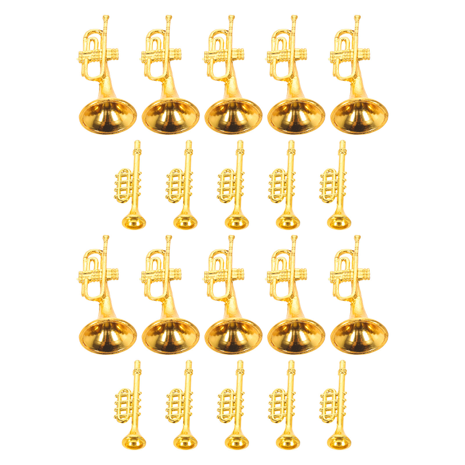 Musical Instrument Xmas Ornaments - 20Pcs Miniature Christmas Tree Musical Instrument
