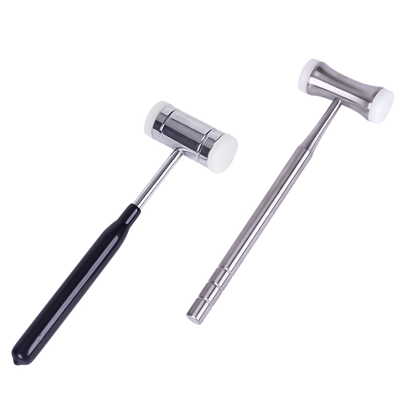 Musical Instrument Mallet - Dental Bone Hammer Double-headed Nylon Teeth