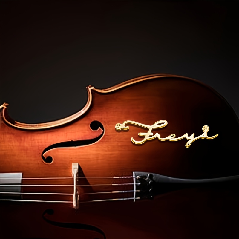 Musical Instrument With Names - [Custom] Decorative nameplates with names, personalized
