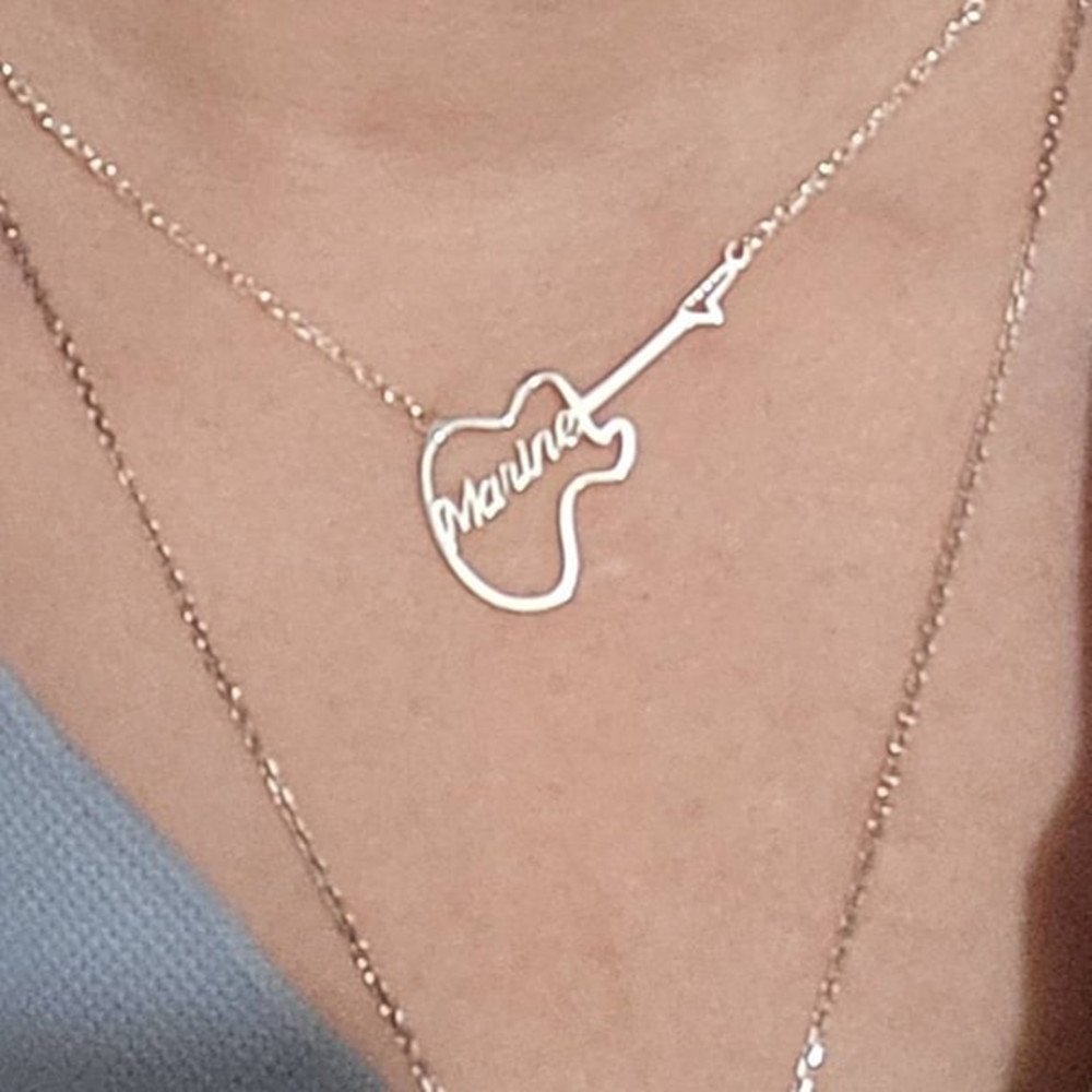 Personalized Guitar Symbol Nam - Musical Instrument With Names 评论和价格
