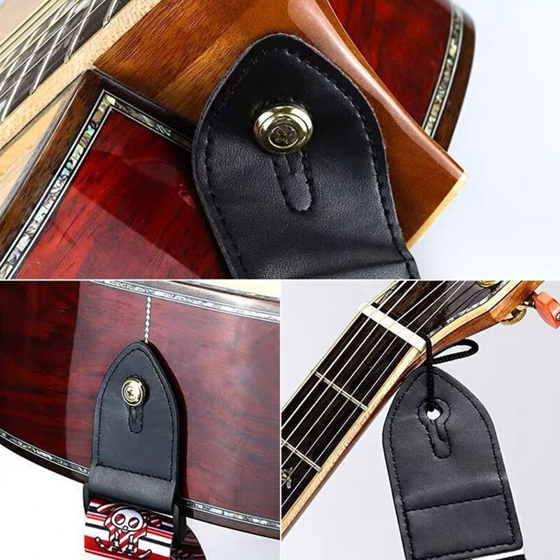 Embroidered Print Guitar Strap - Musical Instrument Types 评论和价格