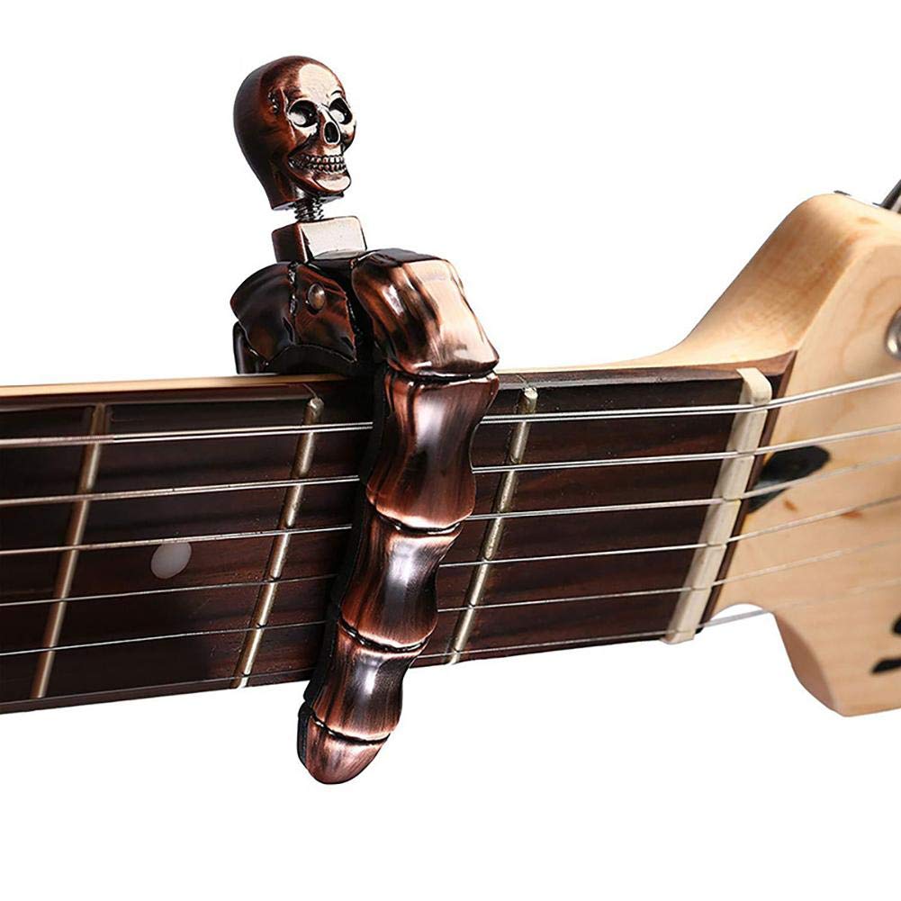 Guitar Capo Skull Capo for Aco - Musical Instrument Types 评论和价格