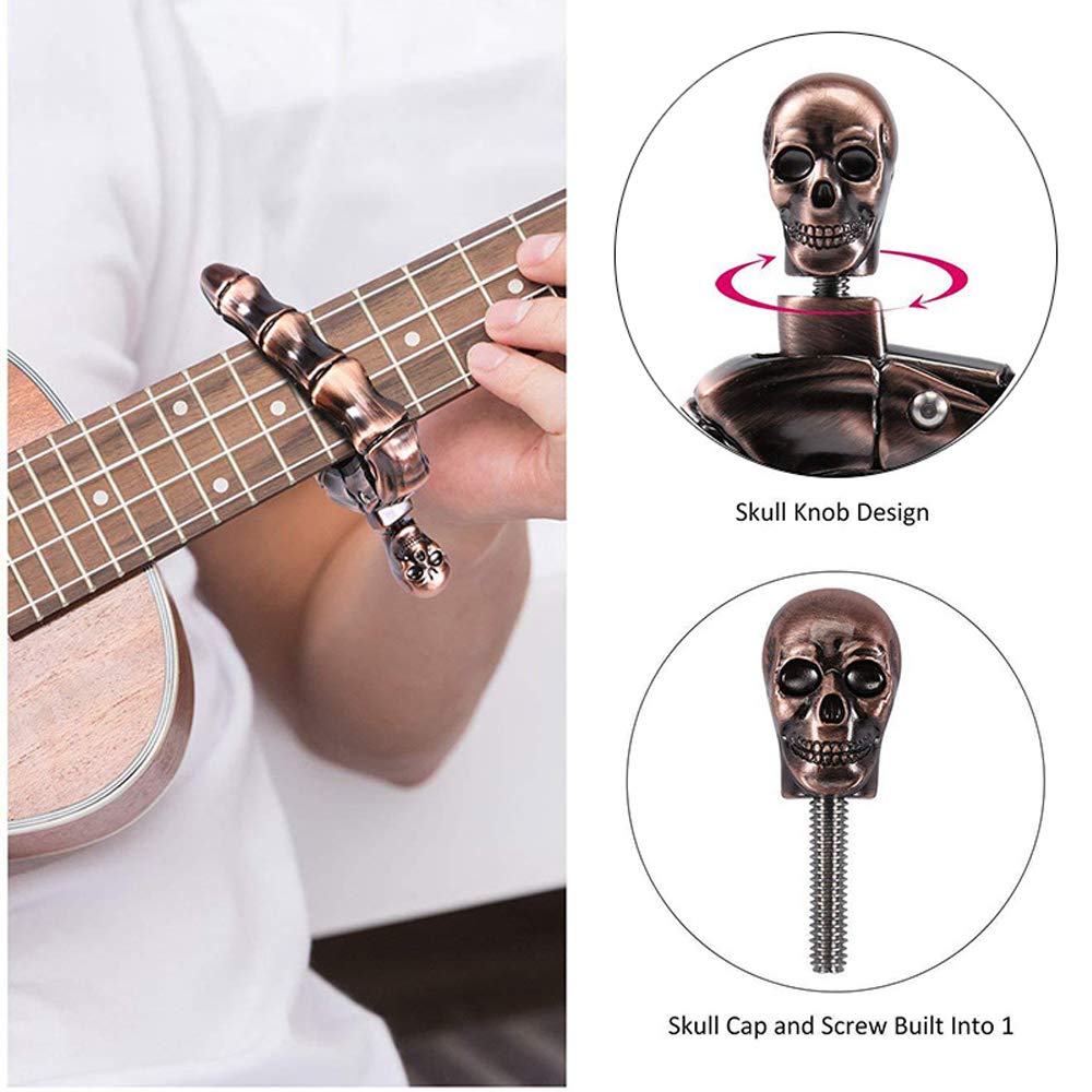 Guitar Capo Skull Capo for Aco - Musical Instrument Types 评论和价格