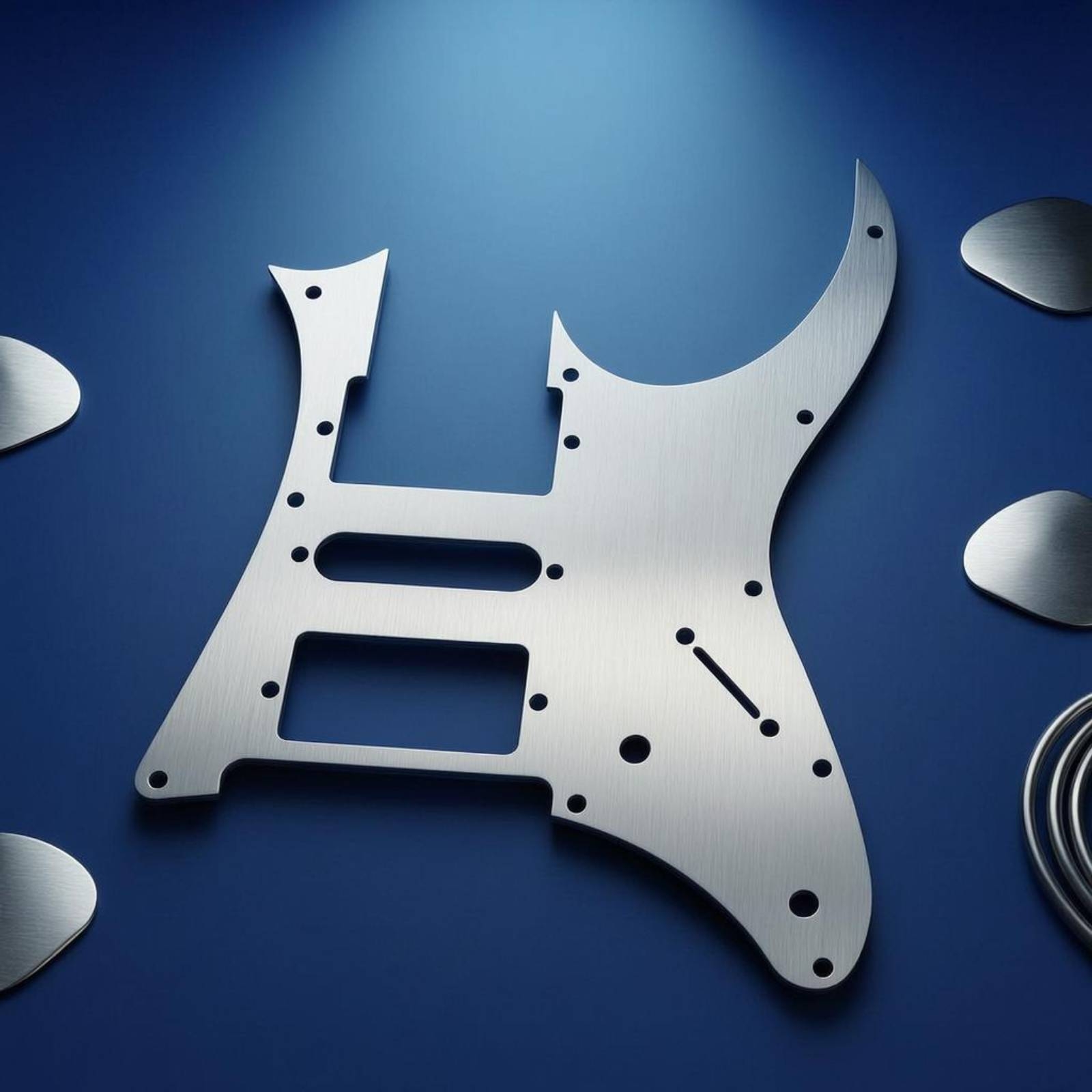 Electric Guitar Pickguard Alum - Musical Instrument Music 评论和价格