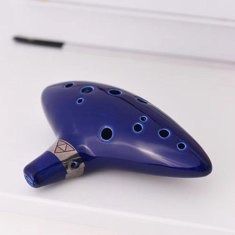 12 Hole Ocarina Ceramic Alto C - Musical Instrument Book 评论和价格