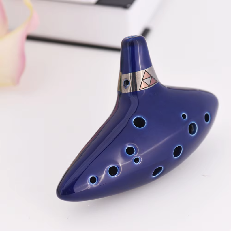 12 Hole Ocarina Ceramic Alto C - Musical Instrument Book 评论和价格
