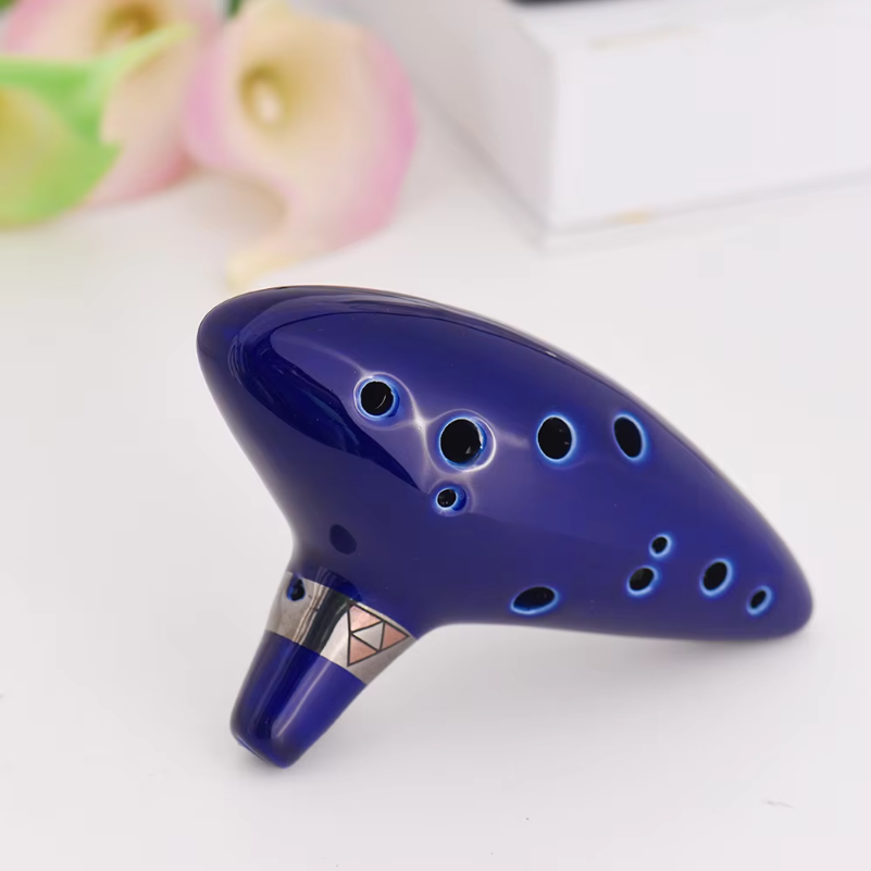 12 Hole Ocarina Ceramic Alto C - Musical Instrument Book 评论和价格