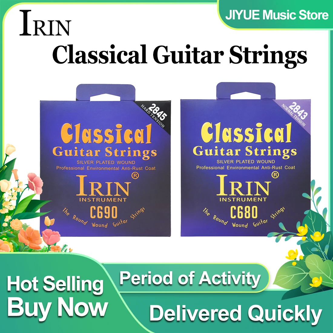 IRIN Classical Guitar Strings  - Classical Guitar Nylon 评论和价格