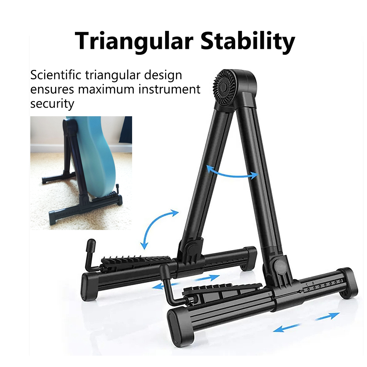 Miwayer Foldable Guitar Stand  - Musical Instrument Types 评论和价格