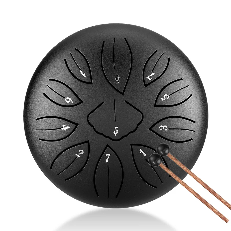 Hluru Steel Tongue Drum 6 Inch - Musical Instrument Handpan 评论和价格