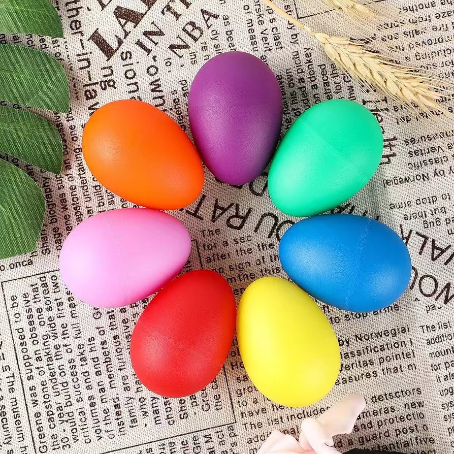2Pcs Plastic Egg Shakers Percu - Musical Instruments Game 评论和价格
