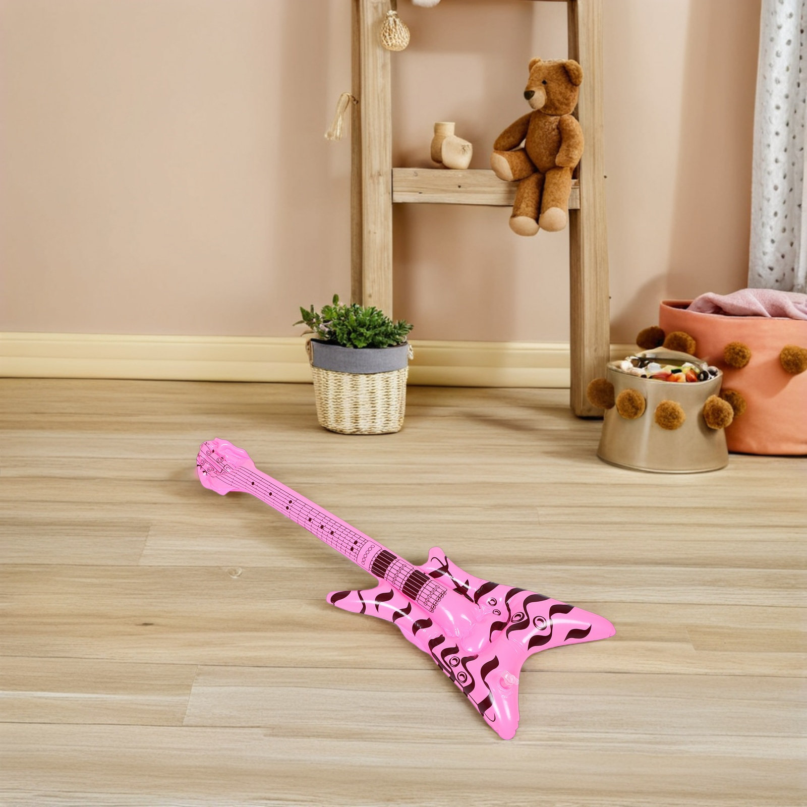 Inflatable Rock and Roll Guita - Musical Instrument You Blow Into 评论和价格