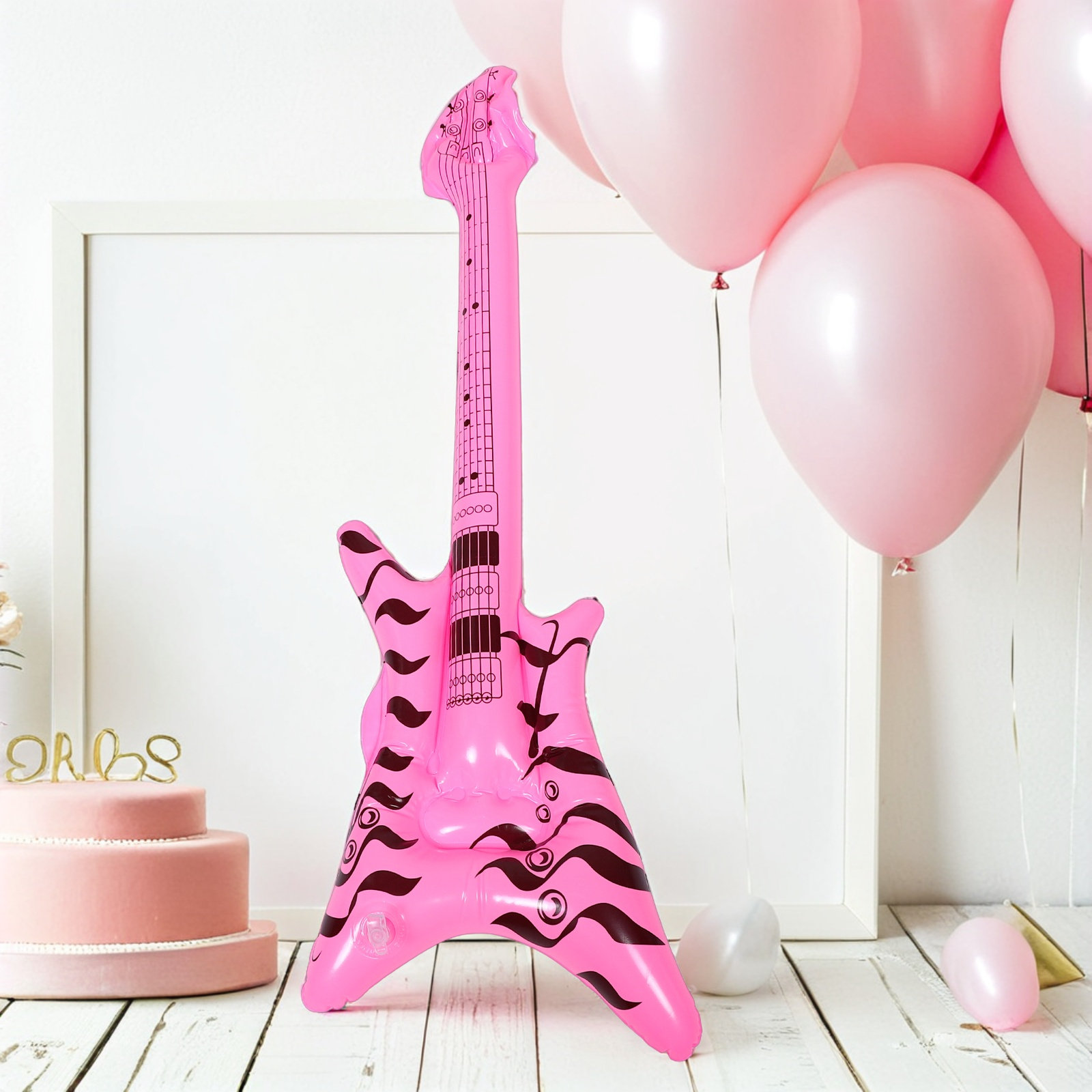 Inflatable Rock and Roll Guita - Musical Instrument You Blow Into 评论和价格