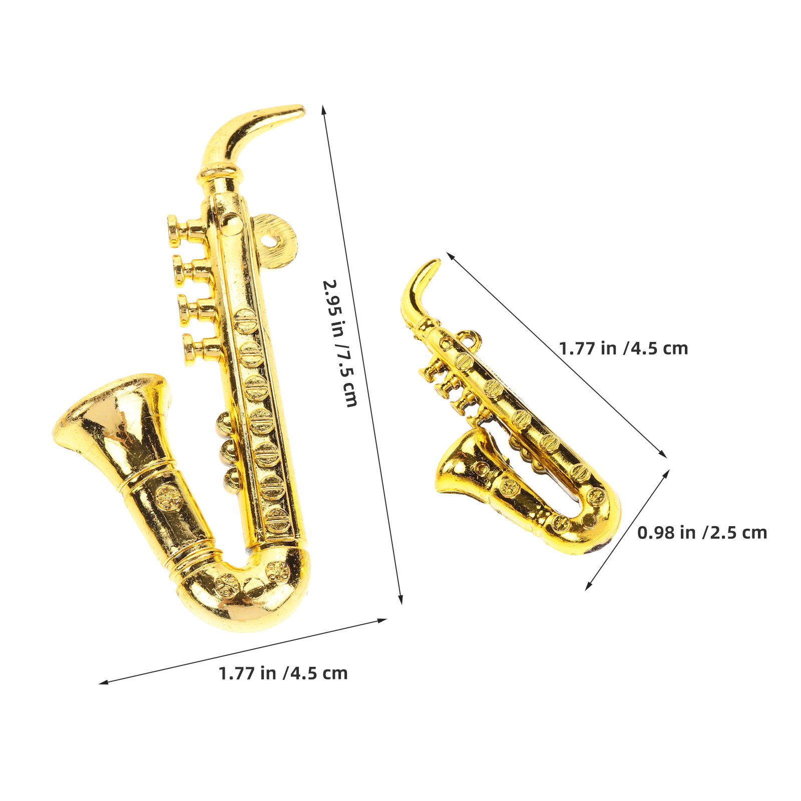 40Pcs Saxophone Christmas Orna - Musical Instrument Xmas Ornaments 评论和价格