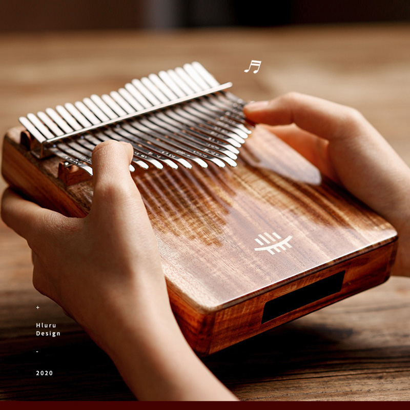 Hluru Kalimba 17 Keys with Hol - A Musical Instrument With Keys 评论和价格