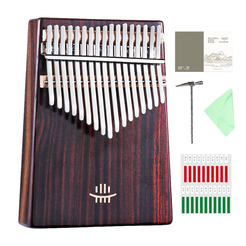 Hluru Kalimba 17 Keys with Hol - A Musical Instrument With Keys 评论和价格