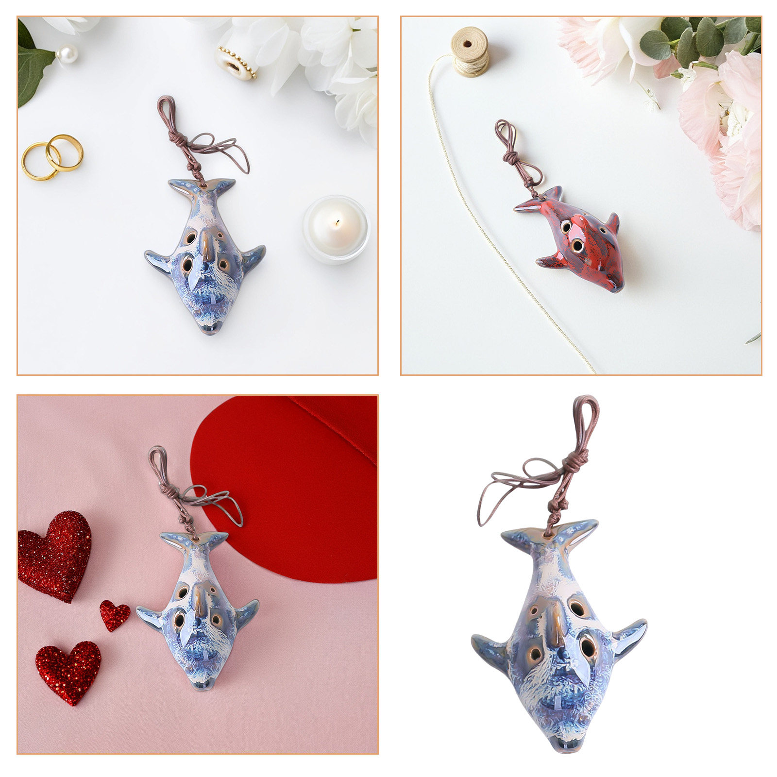 1Pcs 6 Holes Ceramic Alto C Oc - Musical Instrument You Blow Into 评论和价格