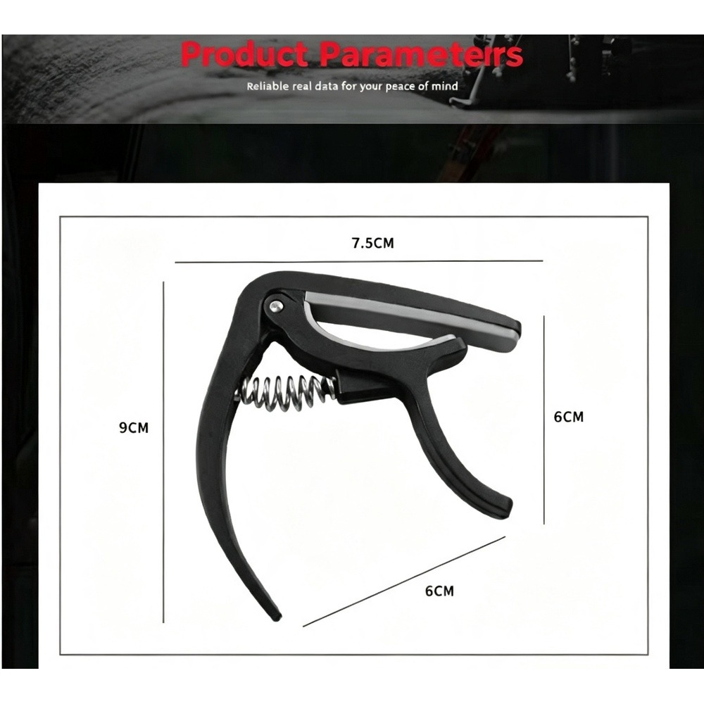 2 in 1 Guitar Capo with Bridge - Musical Instrument Types 评论和价格