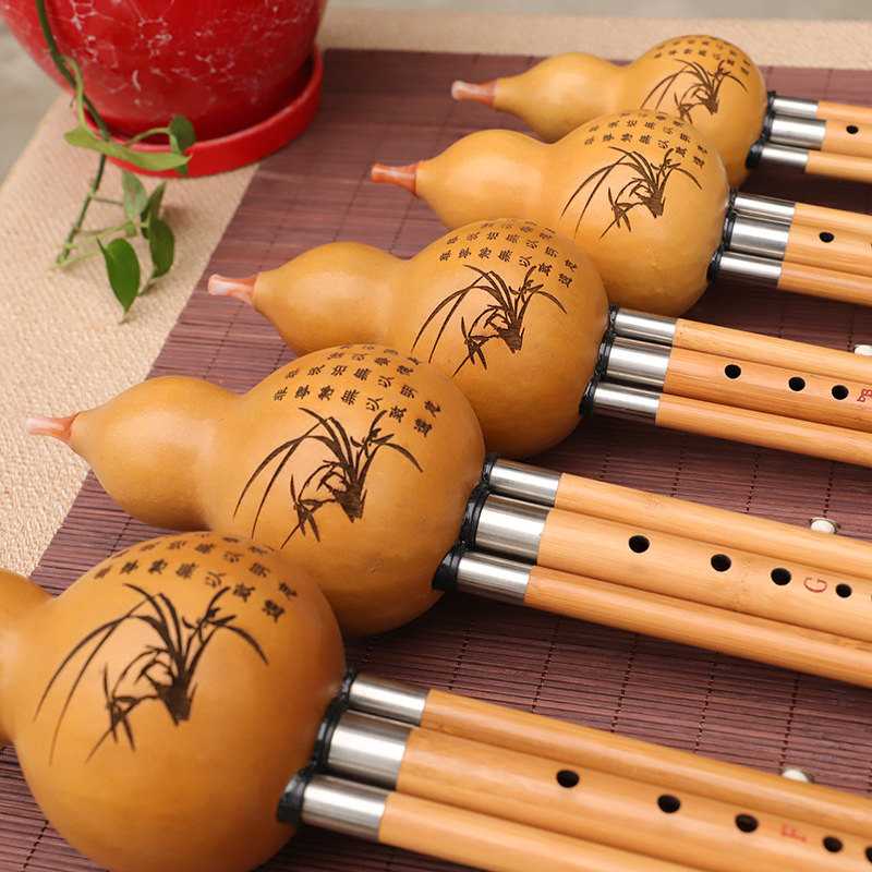 Nanzhu Gourd Silk Musical Inst - Musical Instrument You Blow Into 评论和价格