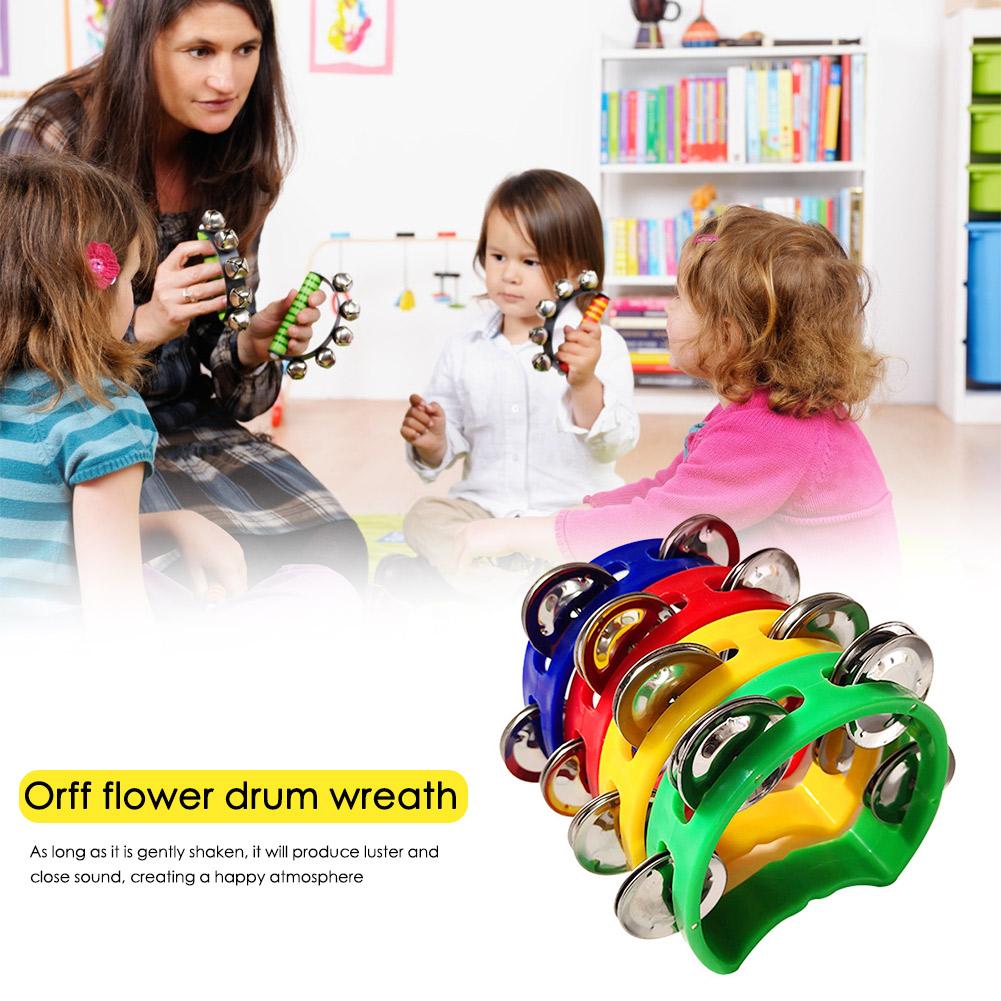 4pcs Tambourine Jingles Rattle - Musical Instrument Types 评论和价格