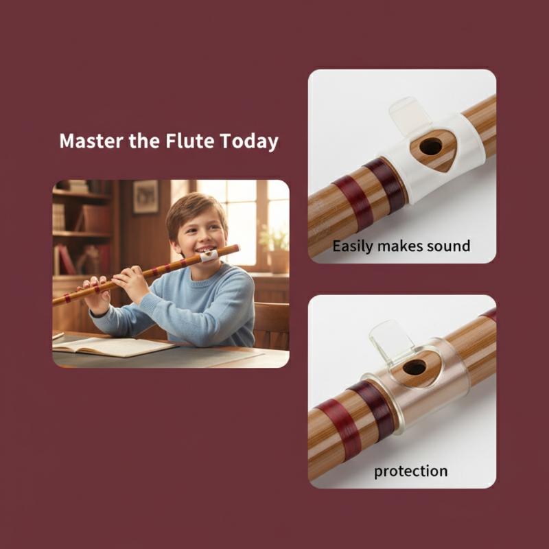 1PC Bamboo Flute Blowing Aid F - Musical Instrument You Blow Into 评论和价格