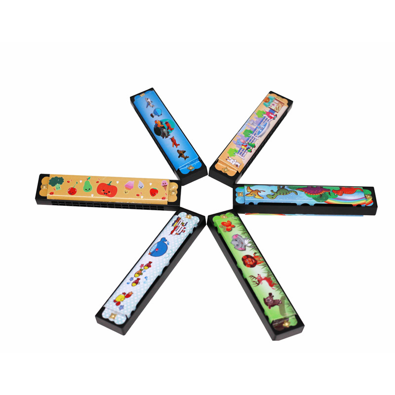 Children's Harmonica, Wooden M - Musical Instrument You Blow Into 评论和价格