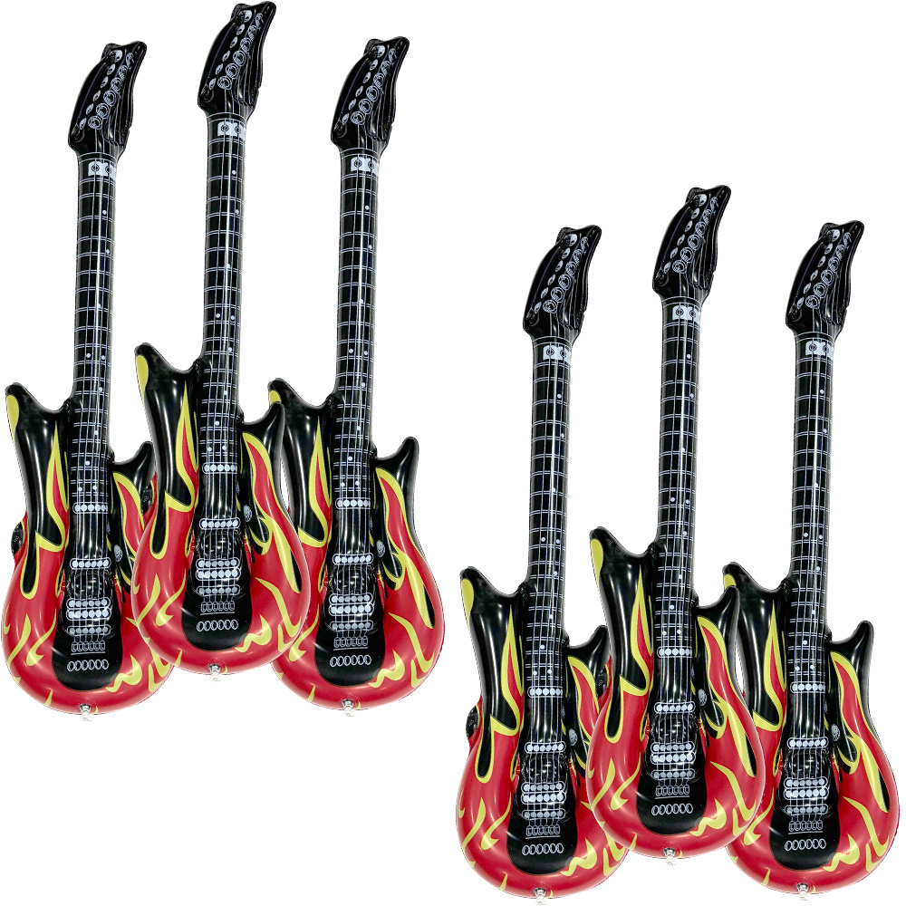 6-Piece Inflatable Flame Guita - Musical Instruments Game 评论和价格
