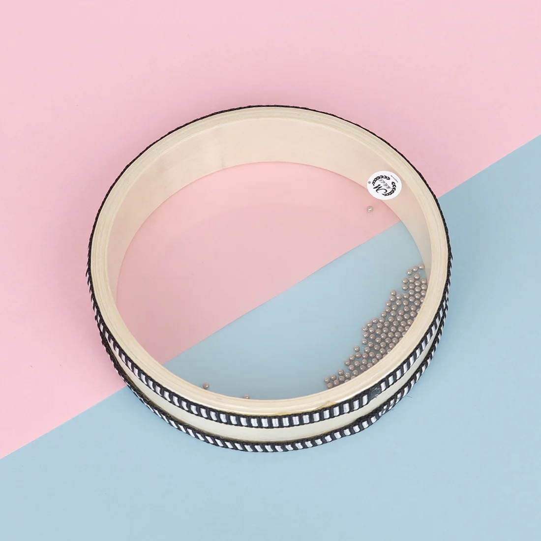 Orff Ocean Wave Bead Hand Drum - Musical Instrument Qin 评论和价格