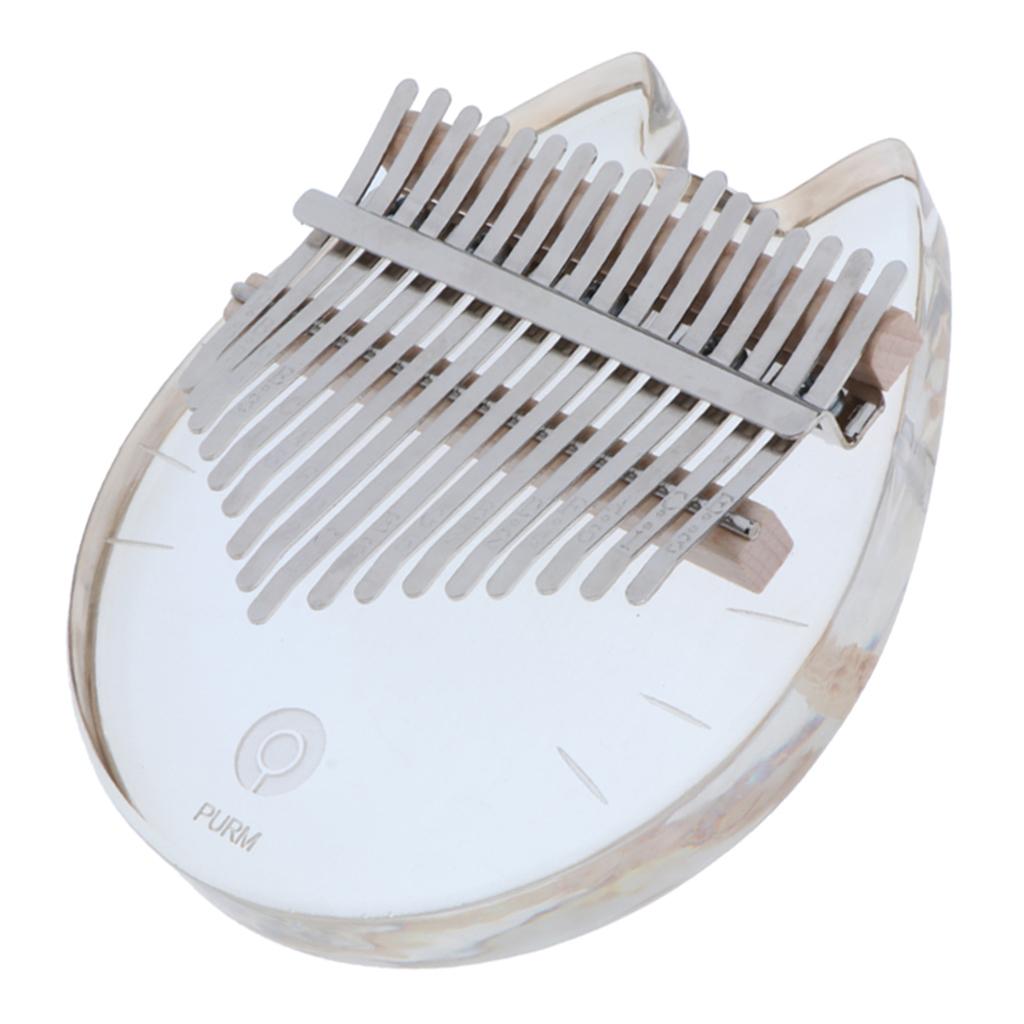 Kalimba 17 Key Acrylic Transpa - A Musical Instrument With Keys 评论和价格