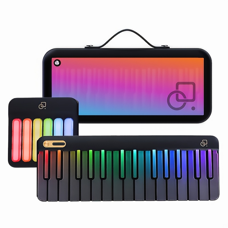 Stylish LED-Backlit PopuPiano  - Musical Instrument Qin 评论和价格