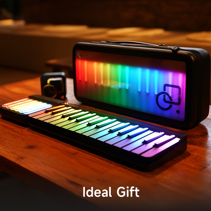 Stylish LED-Backlit PopuPiano  - Musical Instrument Qin 评论和价格